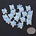 Justinstones Carved Synthetic Opalite Gemstone Crystal 1 inch Merkaba Star Healing Sacred Geometry Chakra Stone (Pack of 5