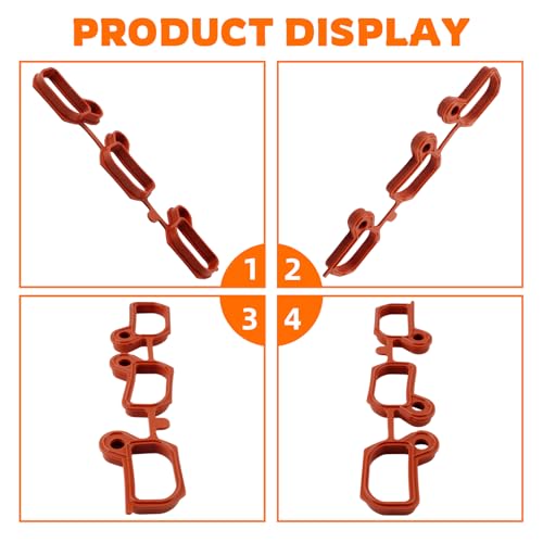 Image of GoaMotors For BMW Engine Intake Manifold Gasket for X3 X5 Z3 Z5 323Ci 323i 328Ci 328i 325i 325Xi 330i 330Xi 525i 530i 325Ci 330Ci, Replace #11611436631, 210 06001 071