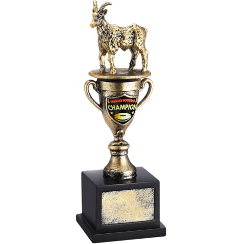 Tondiamo Fantasy Football Trophy 2026 Goat Trophy Award Funny Toilet Bowl Award Greatest of All Time...