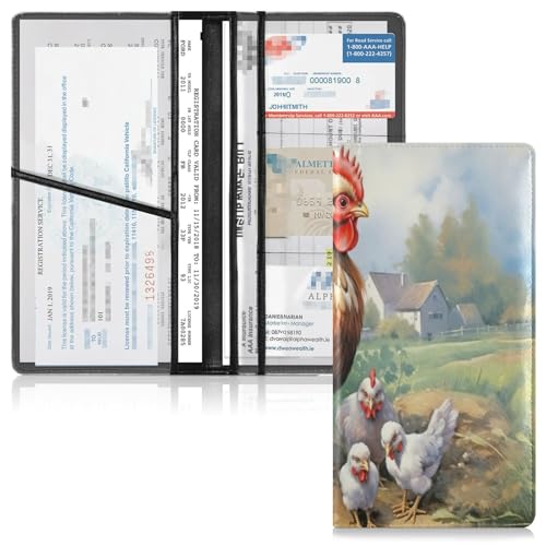 Organizador para documentos de auto multicolor miniatura 2