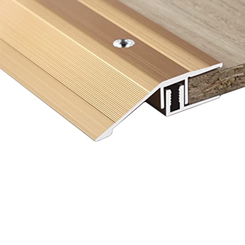 Bande de transition de seuil de porte pour éliminer le dénivelé tapis à carrelage