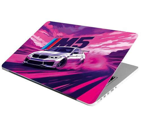 Image of Full Laptop Skin Stickers HD Quality Sticker for Laptops Upto 15.6 inch (Dustproof|Waterproof|Scratchproof|Reusable) - AY BMWM5 FL1