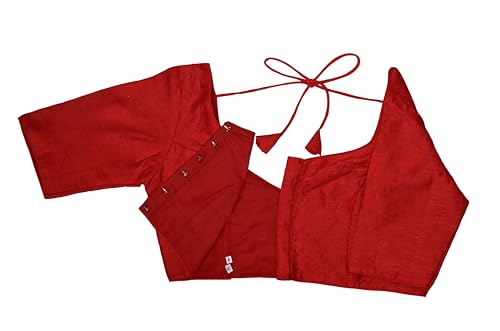 Image of Chandrakala Casual Blouses for Women Sarees,Readymade (B186-P)