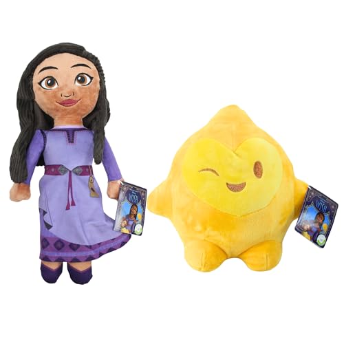 Image of Disney Wish - Large 25-35cm Super Soft Gift Quality Embroidered Plush - Asha & Star