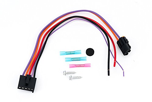 Blower Motor Resistor Complete Kit With Harness - Replaces 15 81773, 89018778, 89019351, 1581773, 15-81773 - Compatible With Chevy, Gmc Vehicles - Silverado, Tahoe, Suburban, Sierra, Yukon Xl - Ac #TOP7