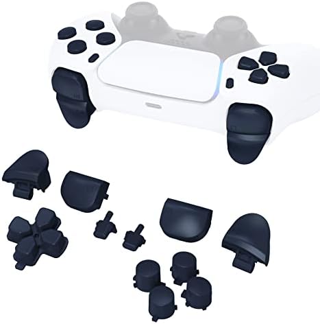 eXtremeRate Wymiana D-pad R1 L1 R2 L2 Wyzwalacze Opcje Udostępniania Przyciski Twarzy dla ps5 controller, Niestandardowe Przyciski Pełnego Zestawu Zestawy Naprawcze - Miętowo Zielony