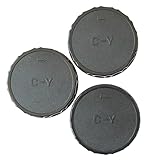 F-Foto レンズ リアキャップ 3個セット (適合レンズ: コンタックス CONTAX CYマウント対応 ヤシカ,互換品,日本の企業) RCS-CY