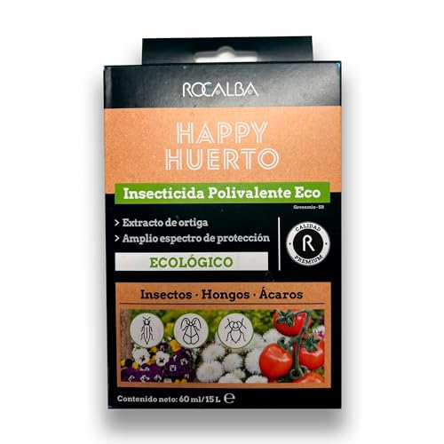 Insecticida Plantas Ecológico con extracto de Ortigas | Uso en Plantas de Interior y Exterior | Amplio espectro de protección contra insectos como insectos, hongos y ácaros | 100% Ecológico Rocalba