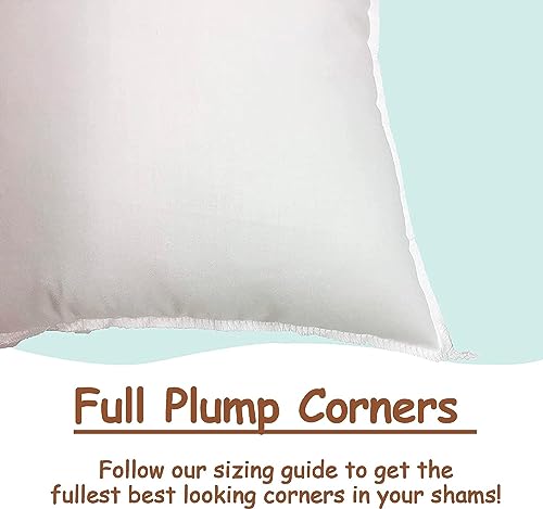 Image of Pillowflex Synthetic Down Pillow Insert 12x22 in - Karate Chop Pillow | Small Rectangle Sham Form, Plush Polyester Cotton Blend, Cloud-Like Comfort, Clump-Resistant Fill, Smooth Elegant Finish