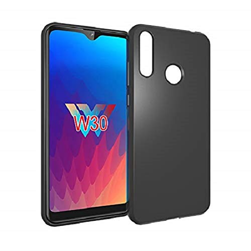 Case Lg W30 Back Panel Colorcase Back Cover For LG W30 (Rubber_Black)