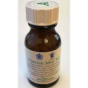 Ainsworths 30C Natrum Mur Homoeopathic Remedy – Pack of 120 Tablets