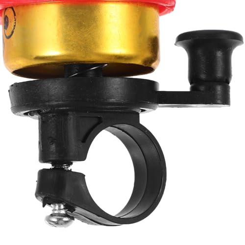 Juego de ruedas de entrenamiento para bicicleta con soportes plateados, estabilizadores auxiliares universales con campanilla incluida, compatible con bicicletas de equilibrio, color negro miniatura 3