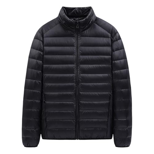 Genérico Plumas Hombre Invierno Color Liso, Bomber...