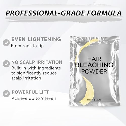 image for cosmpro Hair Bleach Powder for Hair, Professional Lightening Bleach Li