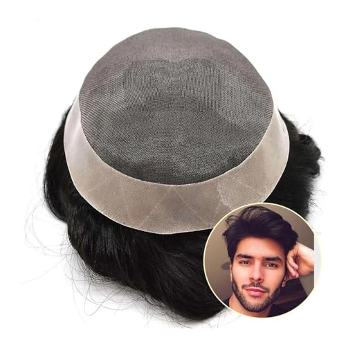 Postiche capillaire indien résistant contre la calvitie masculine 8x10