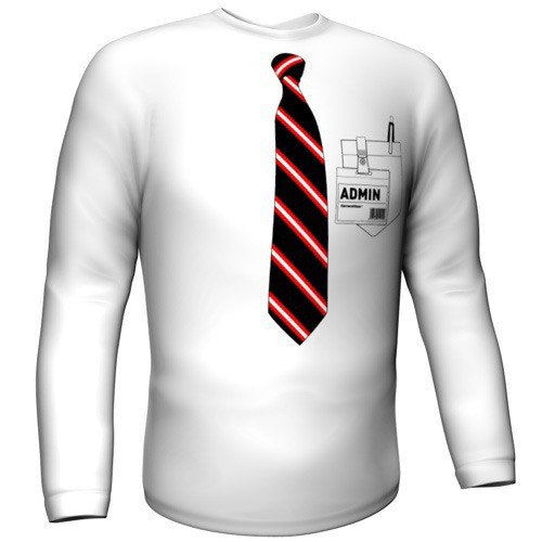 Preisvergleich Produktbild GamersWear Admin Longsleeve White (L)