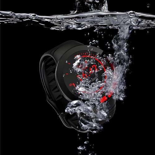 Retoo Smartwatch E3 dla kobiet i mężczyzn, ekran dotykowy o przekątnej 1,28", z Bluetooth 5.0, IP68, wodoszczelny, 200 mAh, monitor aktywności, monitor snu, krokomierz, zegarek sportowy, czarny