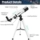 Astronomisches Teleskop für Kinder, Uverbon Teleskop für Astronomie, Teleskop Zoom 90 x HD, räumlich, Monokular, für den Außenbereich, mit verstellbarem Stativ für Kinder, Erwachsene, Anfänger