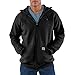 Carhartt K122 Sweatshirt à capuche avec fermeture Éclair avant , noir , XXL