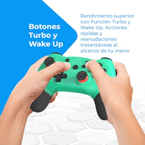 Mando para Switch recargable azul ideal para partidas en el salón 6