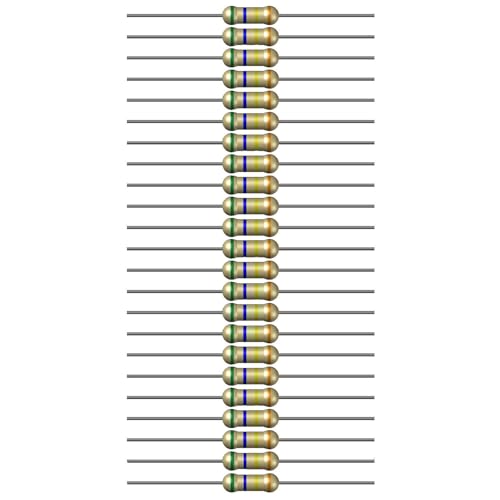 Image of 560k Ohm Resistor 1 /4W 5% Tolerance, Pack of 100 (560k Ohm)
