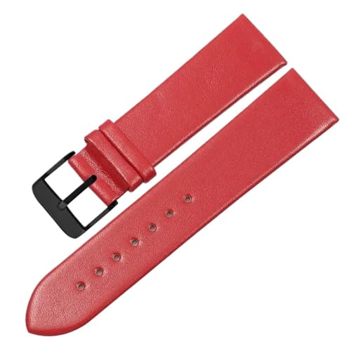 Bracelet de montre fin en cuir véritable FYXT lisse et doux