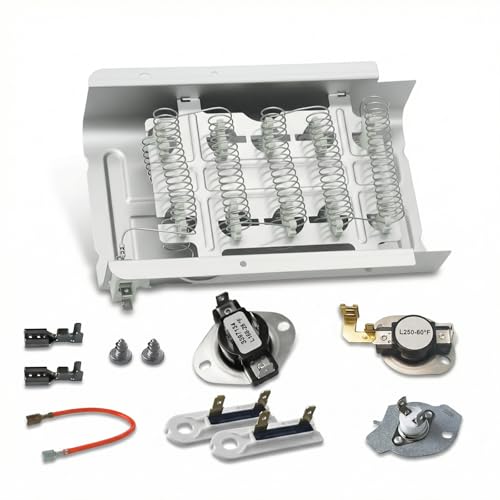 279838 W10724237 Dryer Heating Element, Compatible with Brands Including Whirlpool Roper Maytag Kenmore Amana, Replaces 2406026 3403585 3398064