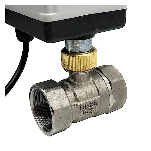 Vanne motorisée inox 1" longévité supérieure et commande manuelle intégrée
