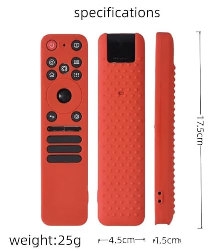 Image of Silicone LG TV Remote Cover Case Compatible with 2025 and Above Model - LG Remote Cover MR25GA Full Wrap - Black