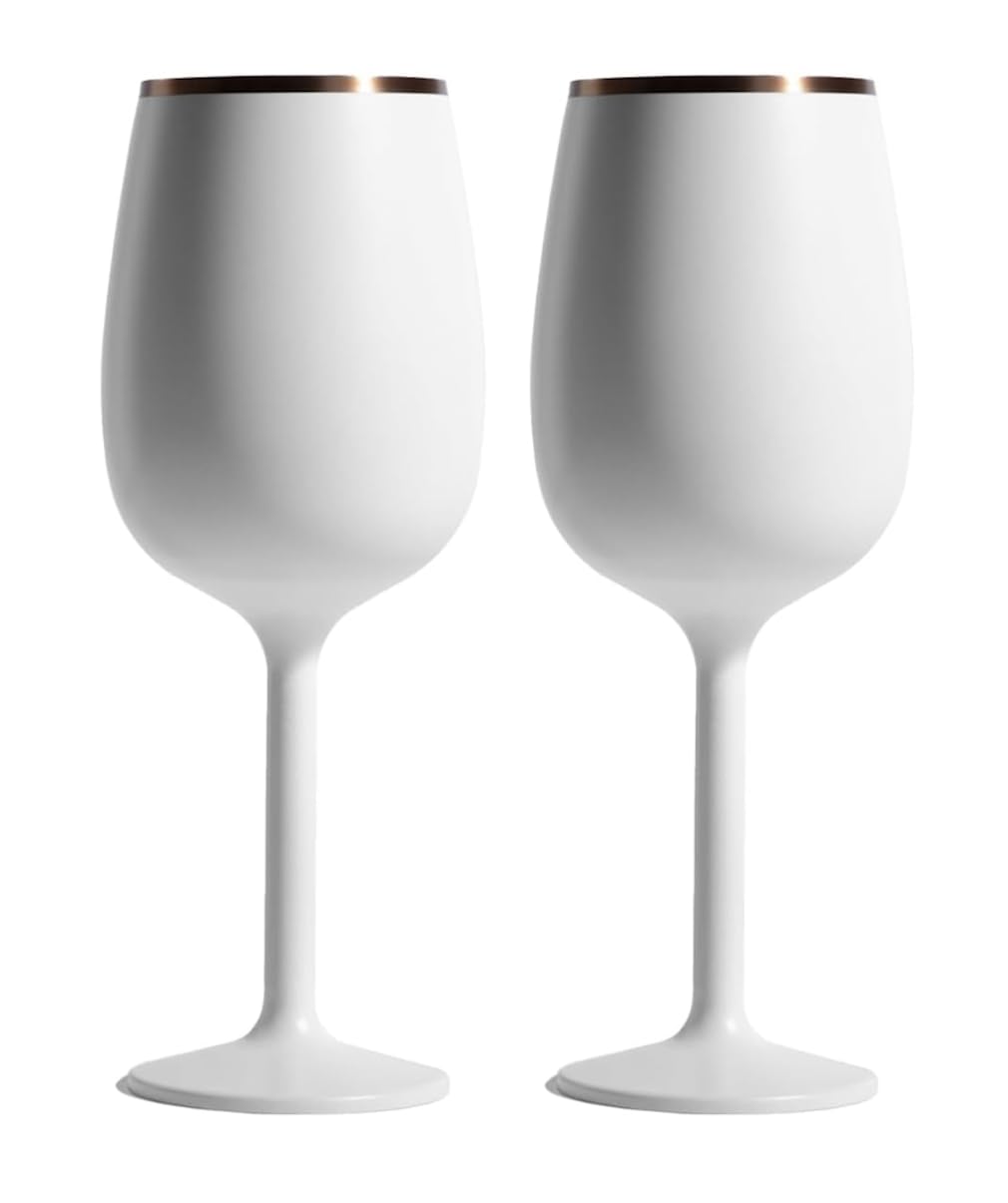 SNOWFOX Premium Vacuum Insulated, Triple Walled, Stainless Steel Wine Chiller w/Optimal fit to keep wine cold longer. Fits most Wine and Champagne Bottles. Non-Slip Silicon Base, Shimmer Gold — Amazon image 17