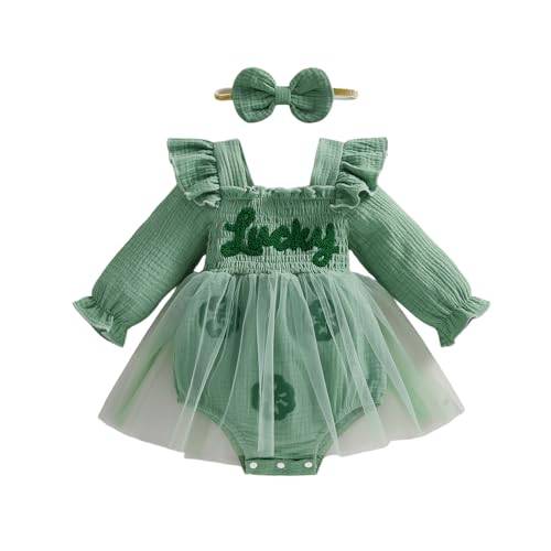 Image of Amiblvowa First Birthday Outfits Baby Girl Embroidery One Heart Print Tulle Romper Dress Cute Cake Smash Clothes
