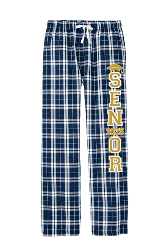 2025 Senior Flannel Pants Seniors 2025 Plaid Pajama Irish Shamrock Sleepwear Cotton Pants Graduation Plaid Pajamas3