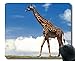 Produktbild Rechteck-Mausunterlage, wilde Tiergiraffe Gummi Mousepad Genähte Ränder