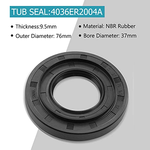image for Bentolin Front Load Washer Tub Bearings and Seal Kit Compatible for LG