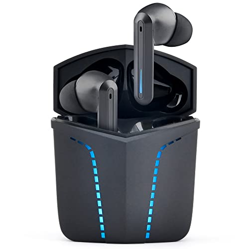 ACCOPPIAMENTO FACILE + COMPATIBILITÀ UNIVERSALE. Con le Korp Krypton, ottieni una connessione istantanea al tuo dispositivo in soli 10 secondi. Basta attivare il Bluetooth del tuo dispositivo, rimuovere gli auricolari dalla custodia e saranno riconosciuti immediatamente. Con il controllo tattile, tocca le cuffie per mettere in pausa la tua musica, cambiare il volume, prendere il telefono... Queste cuffie sono compatibili con tutti gli smartphone Android, iPhone, iPad e PC.