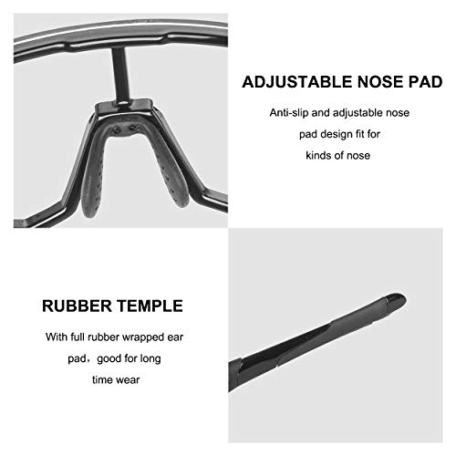 Rockbros Photochromic Sunglasses For Men Women Sports Cycling Glasses Uv Protection Windproof Bike Glasses For Running #TOP4