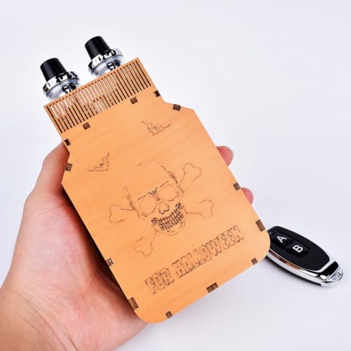 Máquina de humo portátil de mano doble cabezal miniatura 1