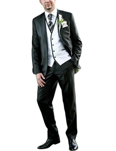 Blazer Homme Revers en Pointe Veste de Costume Manteau Bureau Affaires Ulnomio