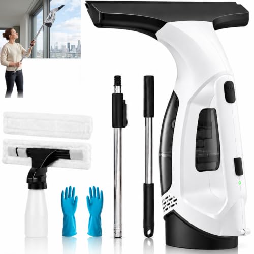 Yardsignup Window Vacuum with Extension Pole