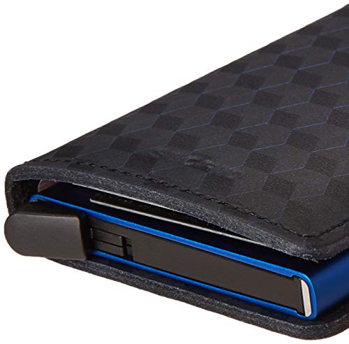 SECRID Slim Wallet Optical Black Leather Wallet2