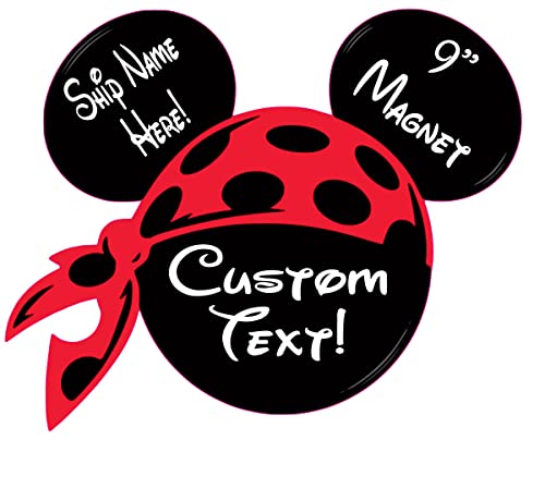 Imán de puerta personalizado con diseño pirata