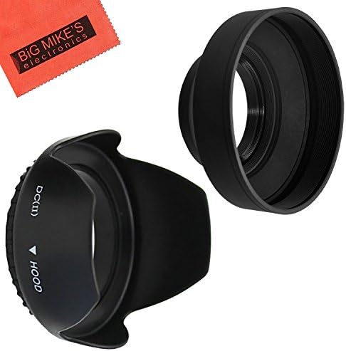 Nikon P900 67mm Tulip Flower Lens Hood 67mm Soft Rubber Lens
