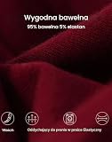 INNERSY Bokserki męskie długie, bawełniane, retro, anty-otarcia, 3 szt, L