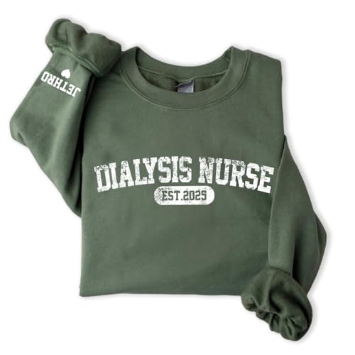 Personalized Nurse Sweatshirt, Custom Crewneck with Name for RN, LPN, CNA, Nursing Student, Gift for Healthcare Workers