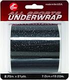 Cramer Tape Underwrap, Sports PreWrap for Athletic Ankle, Wrist, and Injury Taping Jobs, Hair Tie, Headband, Patella Support, Pre-Wrap Athletic Tape Supplies, 2.75