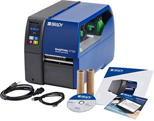 Brady i7100 300dpi Industrial Label Printer - Heavy-Duty Sign and Label Maker - 149050
