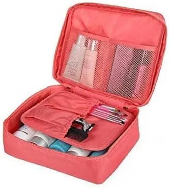 Multipurpose Storage Organizer Bag With Multiple Compartments and Zipper Closure For Travel, Camping, Beach Or Storage