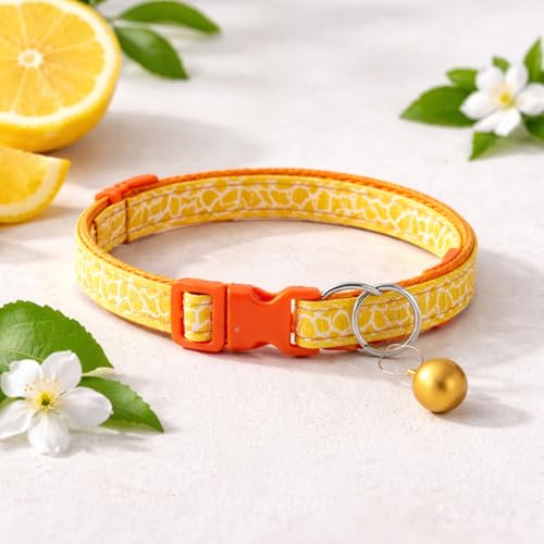 Image of Emily Pets Cat Collar with Bells - Breakaway for Cats, Boy and Girl Cat Collars Kitten Collar with Bell - Break Away Collar for Cats - Breakaway Cat Collar (Color May Vary, 1 Piece)
