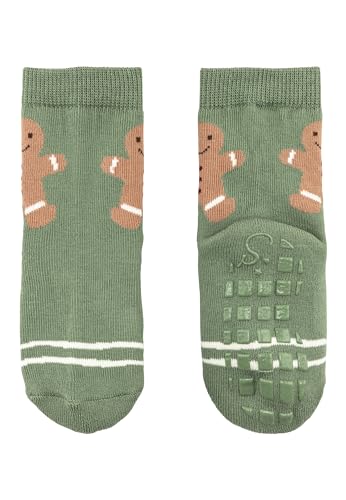 Sterntaler Unisex ABS Socken DP Weihnachtenen, Beige, 22 EU