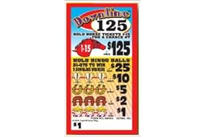 Bingo Pull Tabs - Seal Cards/Holders - Downline 125-440 Count